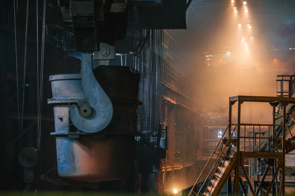 A vast industrial plant with extensive machinery, highlighting the scale and complexity of industrial operations.
