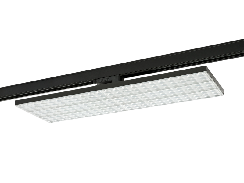 Luz de trilho preta série tk01