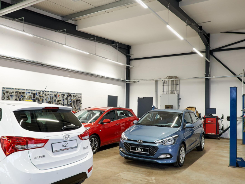 Car service room