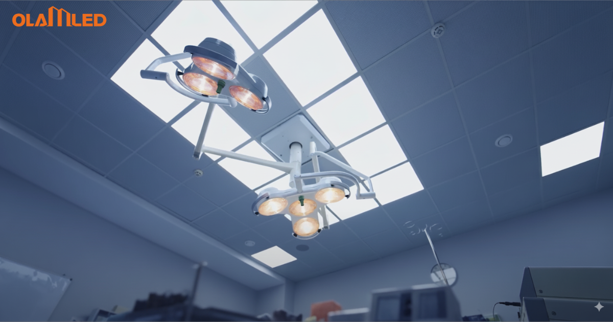 Cleanroom light fixtures vs led panel lights