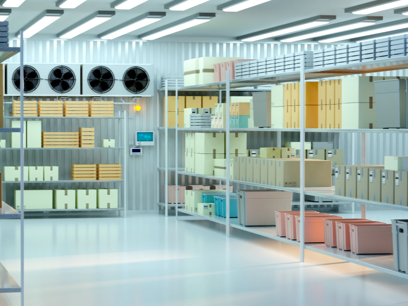 Cleanroom storage area