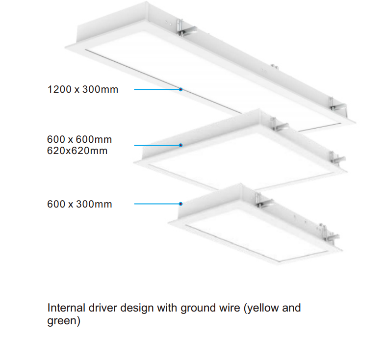 CM Series Cleanroom Troffer 6 Cleanroom Troffer sizes