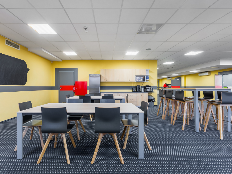 Communal and circulation areas in offices