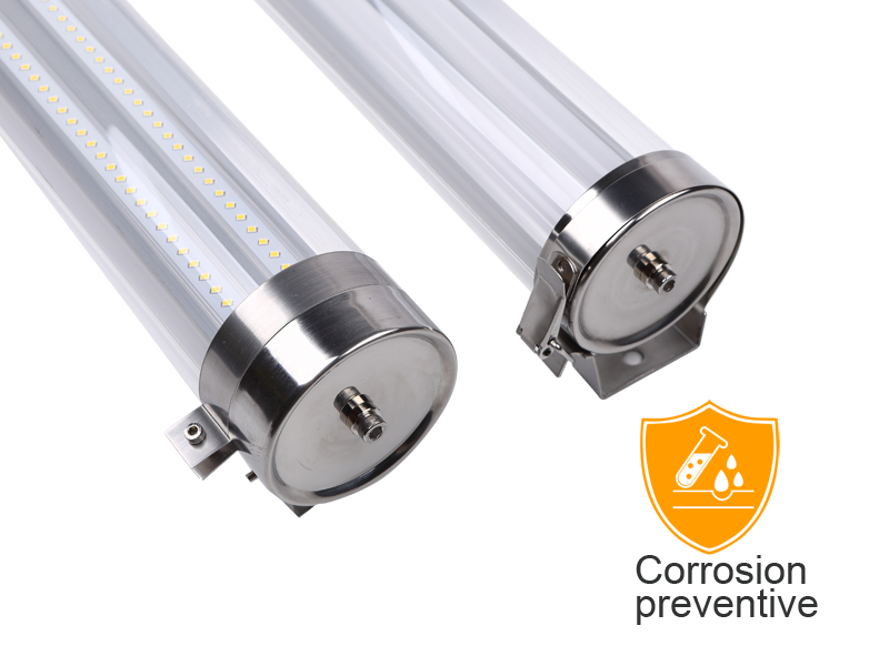 Farm Lighting 6 Heavy-duty LED tube lights.