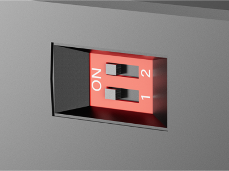Dip switch adjustable power (15w 45w) for maximum flexibility