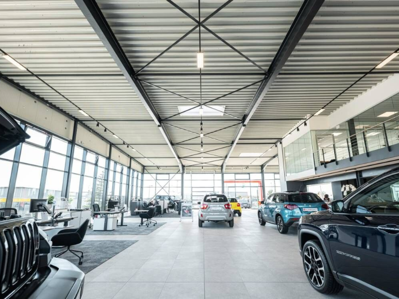 Dealership showroom