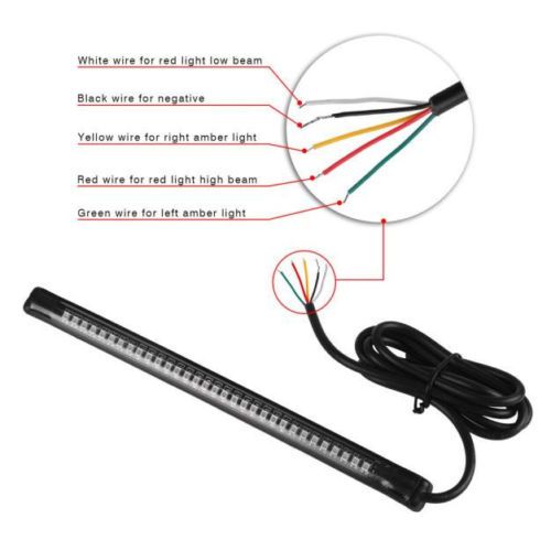How to Choose the Right Wires of Outdoor Luminaire & Indoor Luminaire? 5 Easy to connect Tail LED Strip with 5 wires brake