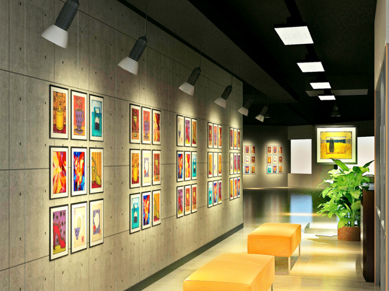 Galerias de trilhos de luz LED