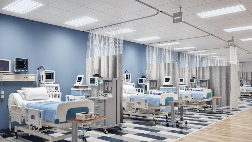 Reliable Medical Lighting Designs for Safer Healthcare Environments Certified by Authorities 3 HC triage 2400x1350 1