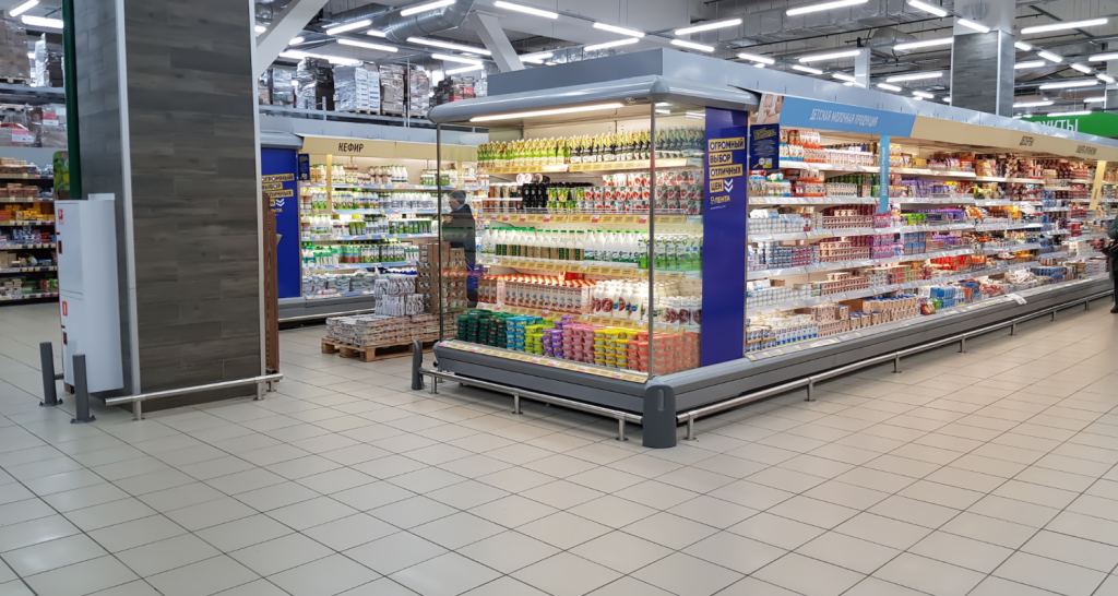 Led track linear light for large supermarkets