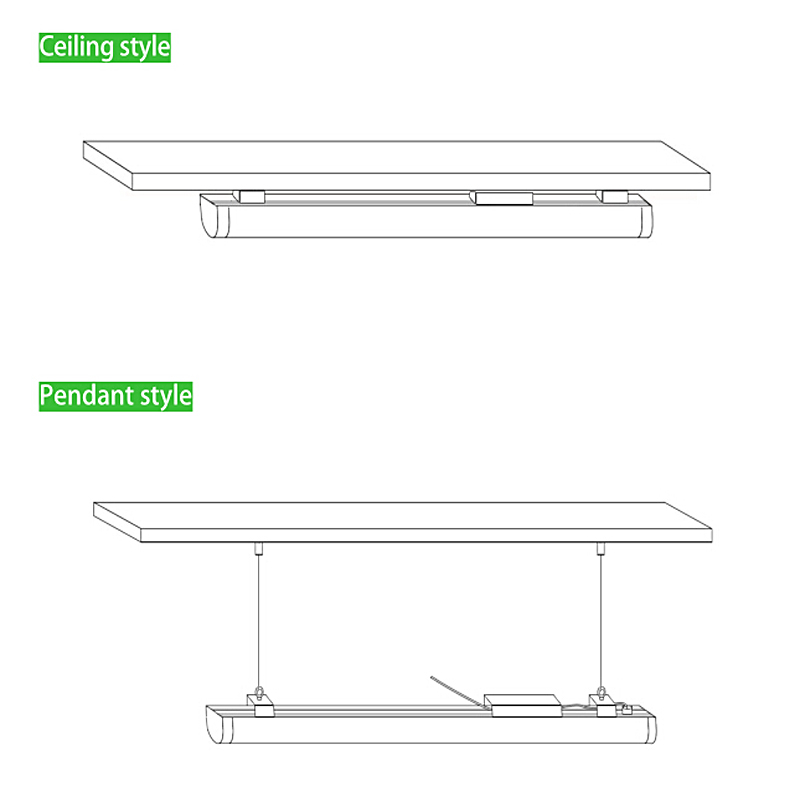 D Series Batten Light 4 HL Series Linear High Bay Light Installation