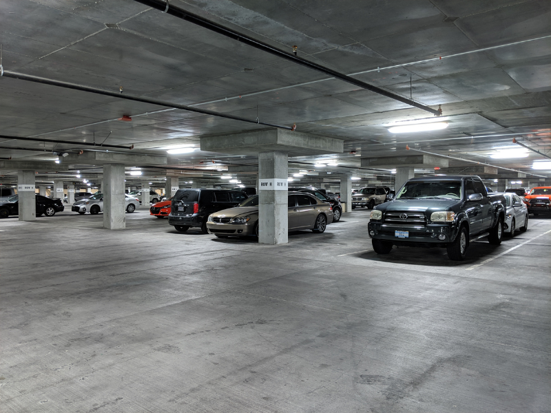 Municipal projects parking lot