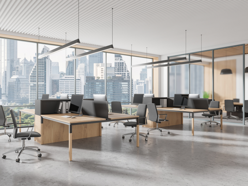 Open plan offices