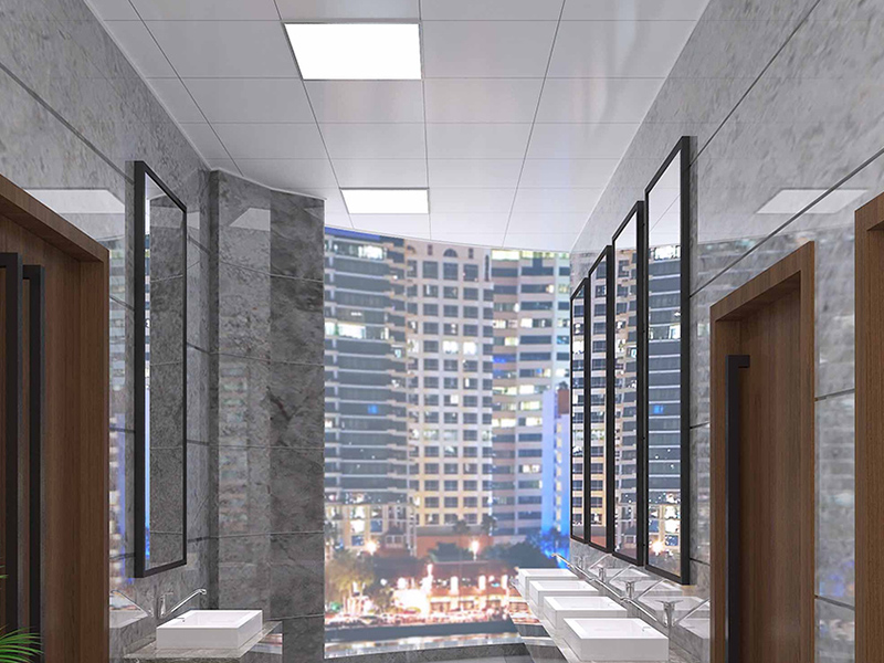 Recessed downlights for corridors,washrooms,and entrances