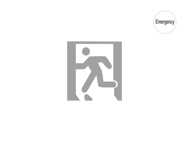 Sensor emergency ready panel lights