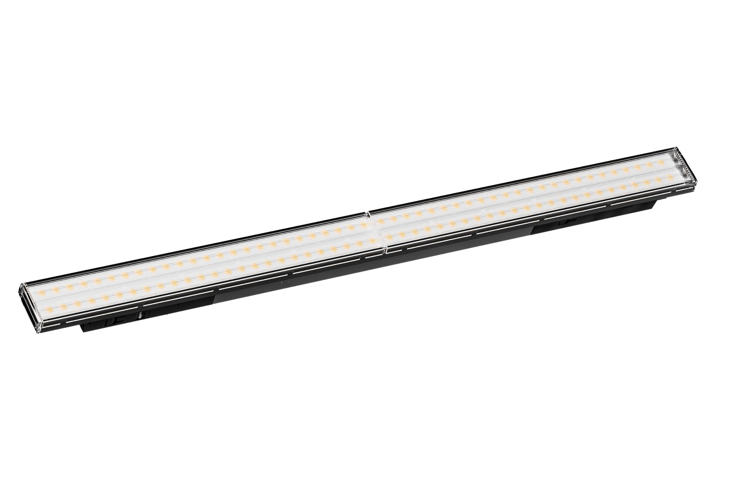 Slank LED-lineær lysarmatur med doble rader med energieffektive dioder for moderne belysning