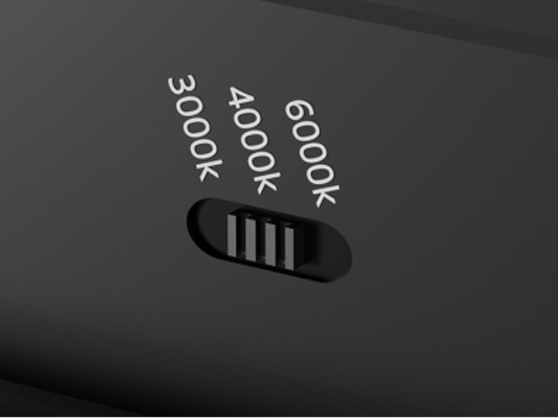 Versatile cct selectable switch for adaptive lighting solutions
