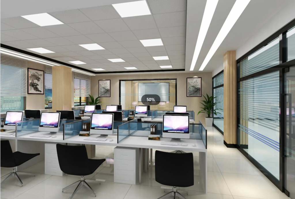 Where Are LED Panel Light Used for, How to Install? 1 Office Lighting
