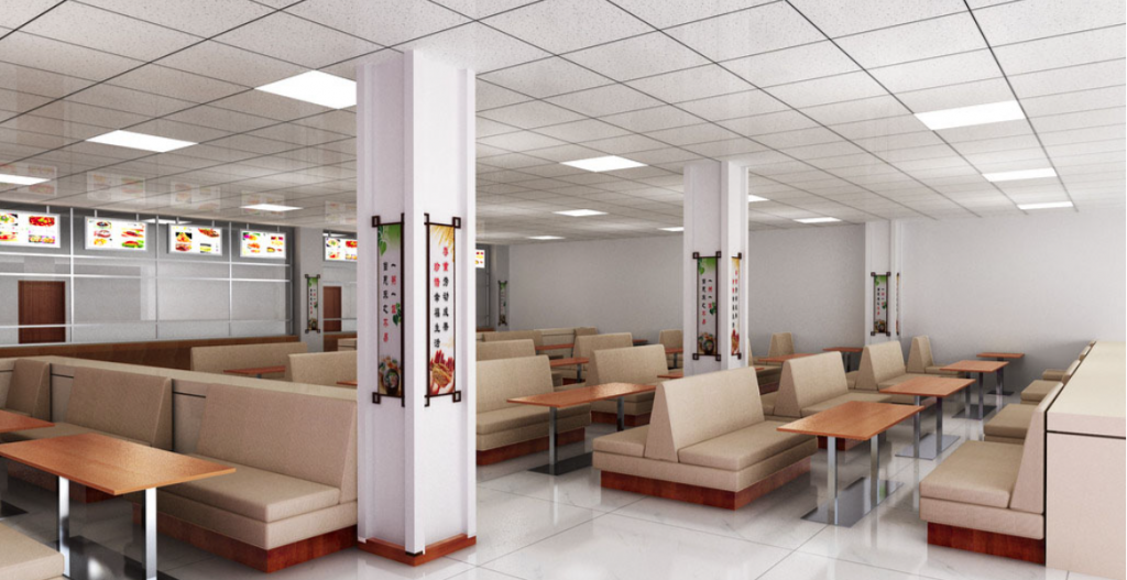 Where Are LED Panel Light Used for, How to Install? 7 Restaurant Lighting