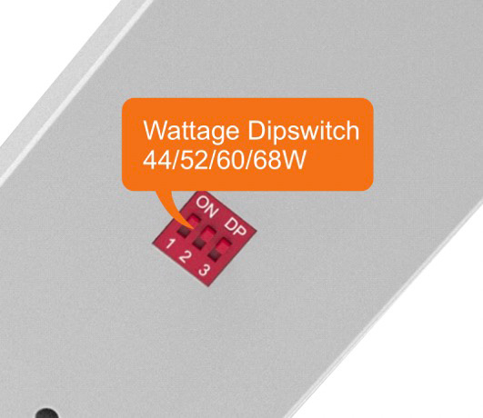 TK01 Series Track Panel Light 8 Wattage Adjustable