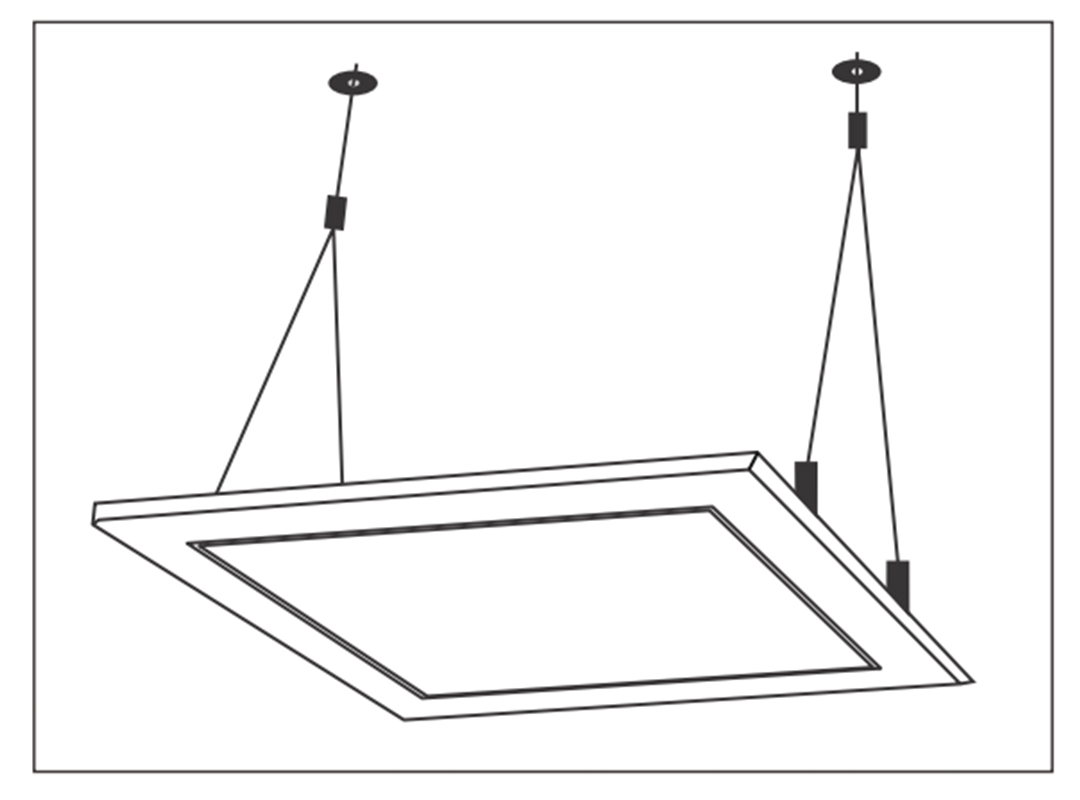 LED Panel Light 15 Suspended mounted