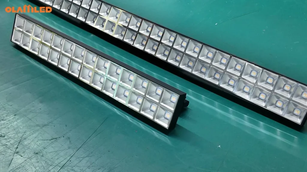 Track light fixtures production