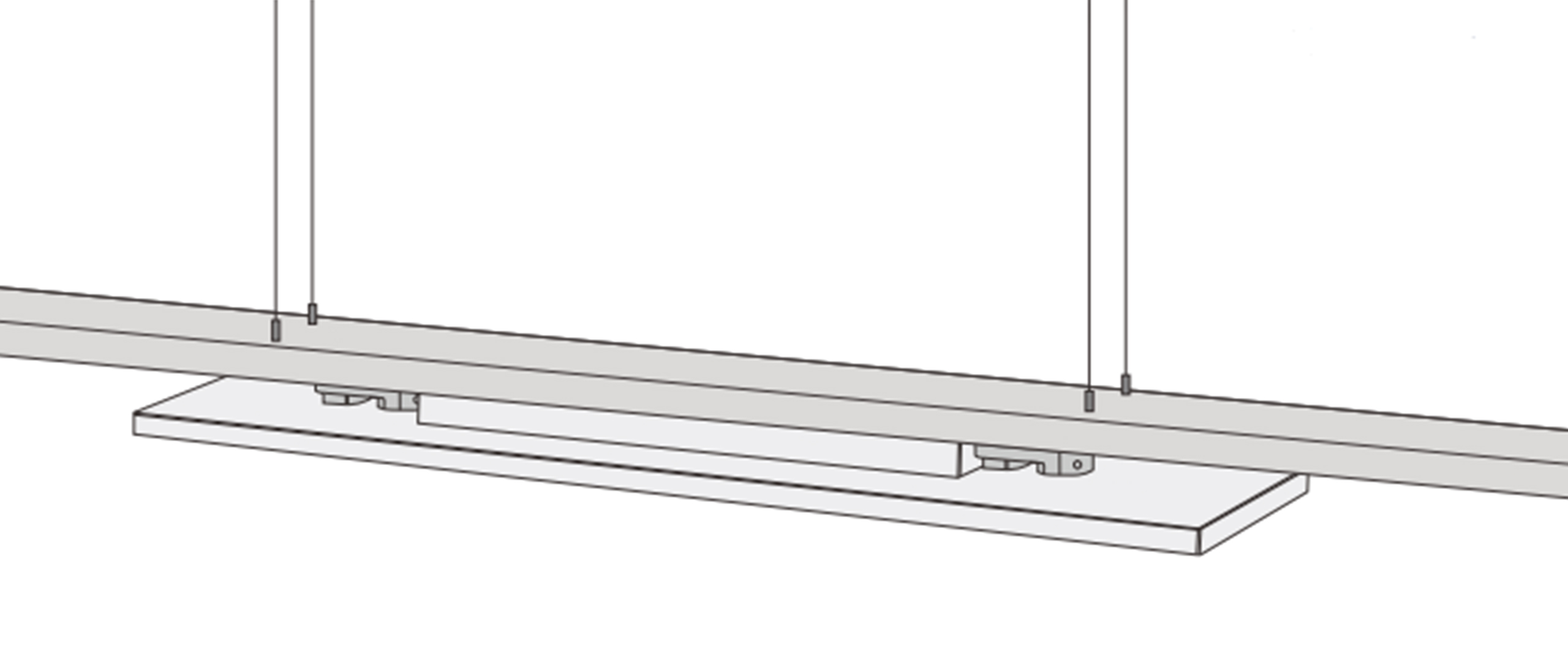 LED Track Linear Light 8 LED Track Linear Light suspending