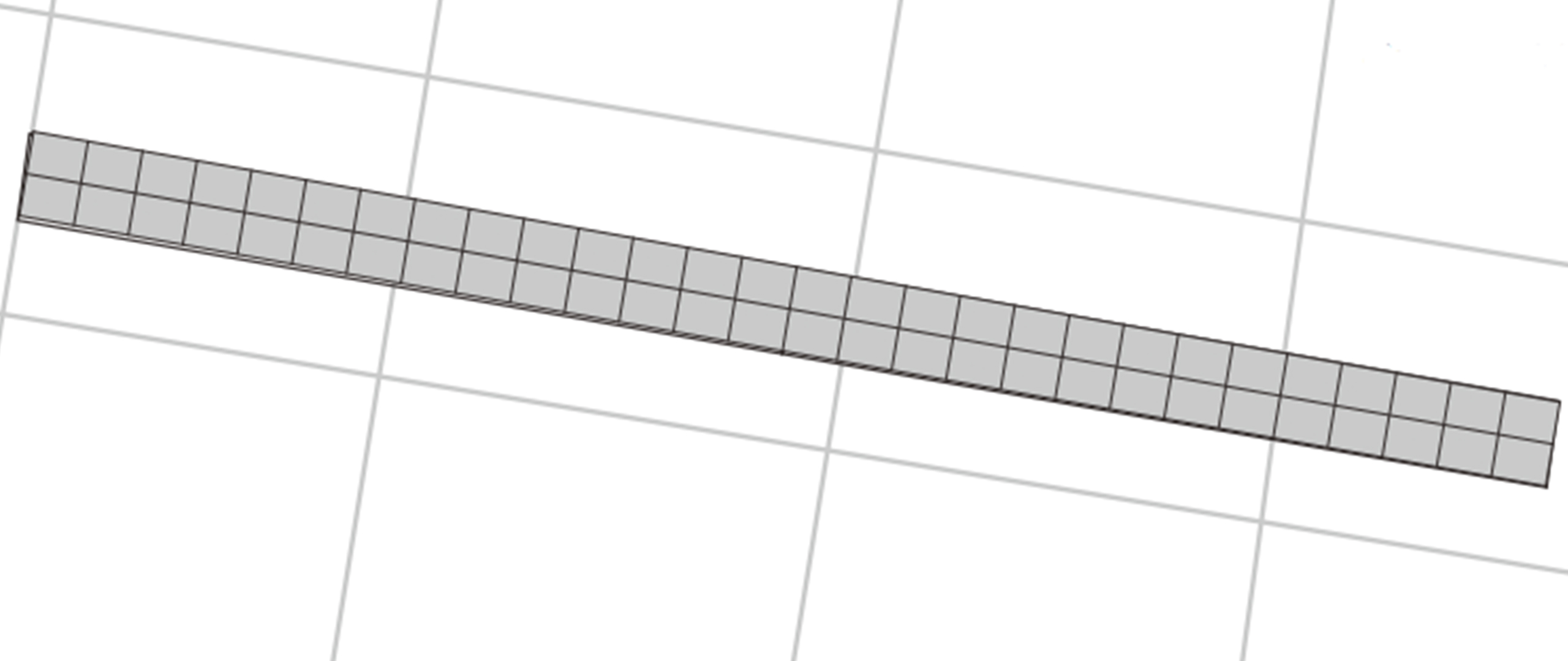 LED Track Linear Light 6 recessed installation